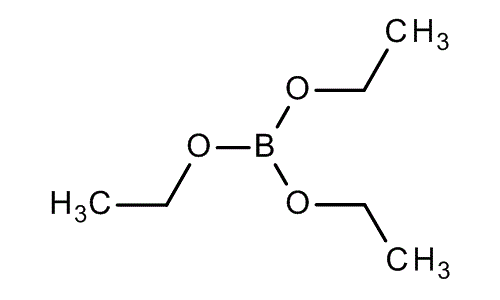 Triethyl borate, molecular structure