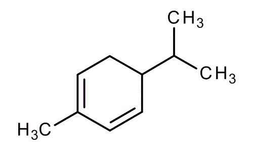 α-Phellandrene, molecular structure