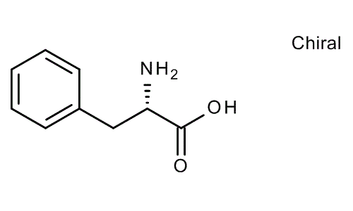 (S)-(-)-Phenylalanine, molecular structure