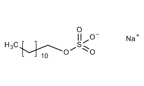 Sodium Dodecyl Sulfate or SDS, Sodium Lauryl Sulfate, Surfactant Molecule.  Skeletal Formula. Stock Vector - Illustration of chemical, sulfate:  239580350