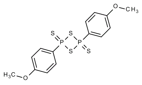2,4-Bis(4-methoxyphenyl)-2,4-dithioxo-1,3,2,4- dithiadiphosphetane, molecular structure