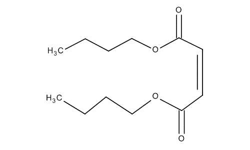 Dibutyl maleate, molecular structure