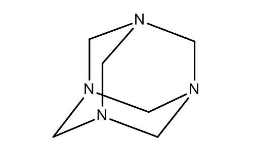 Hexamethylenetetramine, molecular structure