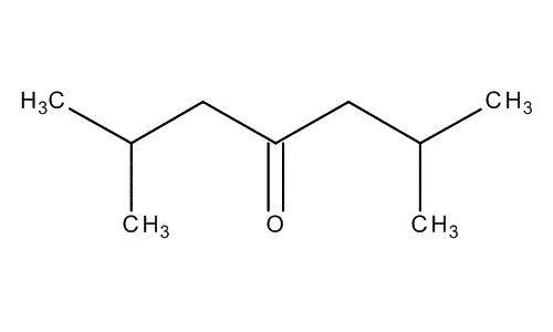 Diisobutyl ketone, molecular structure