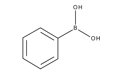 Benzeneboronic acid, molecular structure