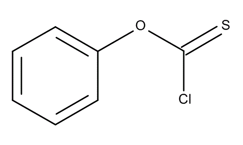 O-Phenyl chlorothioformate, molecular structure
