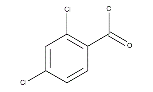 2,4-Dichlorobenzoyl chloride, molecular structure