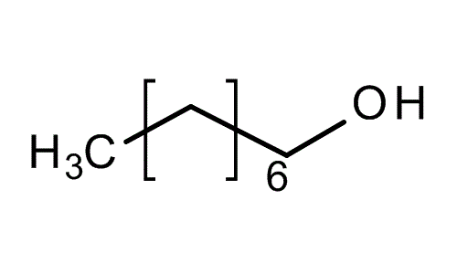 1-Octanol, molecular structure