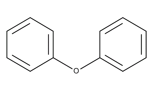 Diphenyl ether, molecular structure