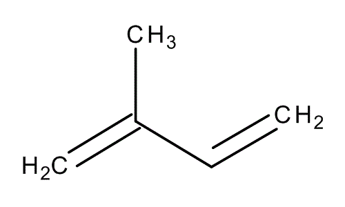 2-Methyl-1,3-butadiene, molecular structure