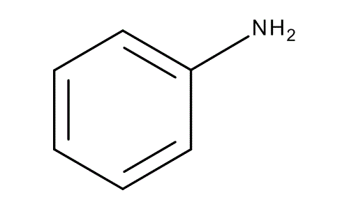 Aniline, molecular structure