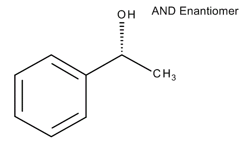 (R)-(+)-1-Phenylethanol, molecular structure