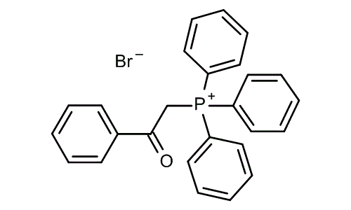 Phenacyltriphenylphosphonium bromide, molecular structure