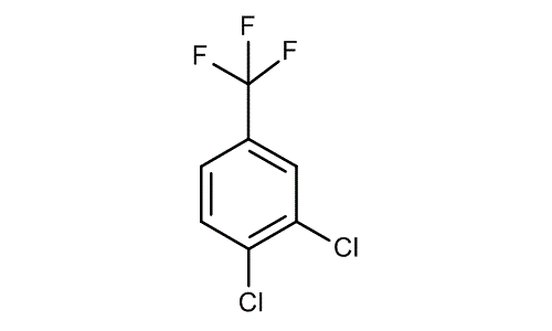 3,4-Dichlorobenzotrifluoride, molecular structure