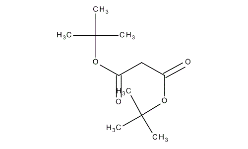 Di-tert-butyl malonate, molecular structure
