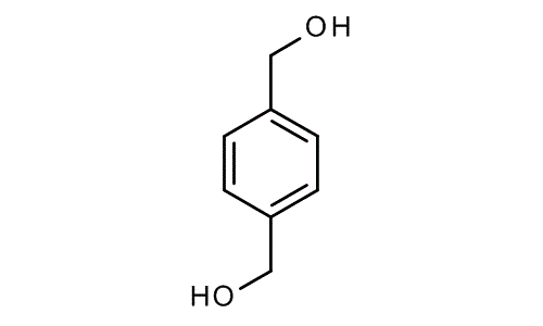 1,4-Bis(hydroxymethyl)-benzene, molecular structure