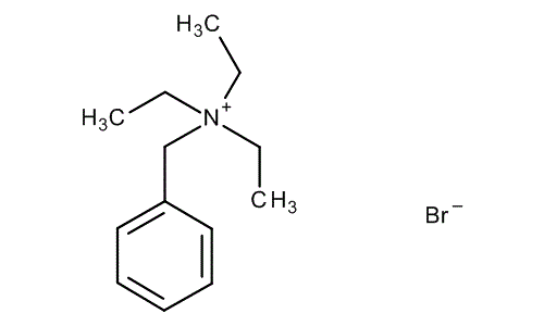 Bromura de benzil-trietil-amoniu, molecular structure