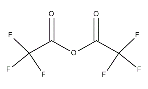 Acide trifluoro-acétique anhydre, molecular structure
