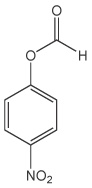 4-Nitrophenyl formate, molecular structure