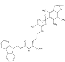 Fmoc-ADMA(Pbf)-OH, molecular structure