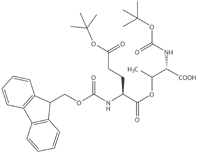 Boc-Thr(Fmoc-Glu(OtBu))-OH, molecular structure