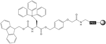 Fmoc-Cys(Trt)-NovaSyn® TGA, molecular structure