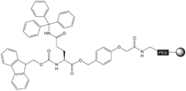 Fmoc-Gln(Trt)-NovaSyn® TGA, molecular structure