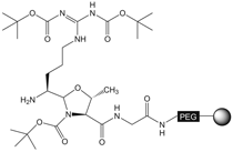 H-Arg(Boc)2-H NovaSyn® TG resin, molecular structure