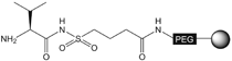 H-Val-Sulfamylbutyryl NovaSyn® TG resin, molecular structure