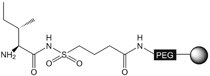 H-Ile-Sulfamylbutyryl NovaSyn® TG resin, molecular structure